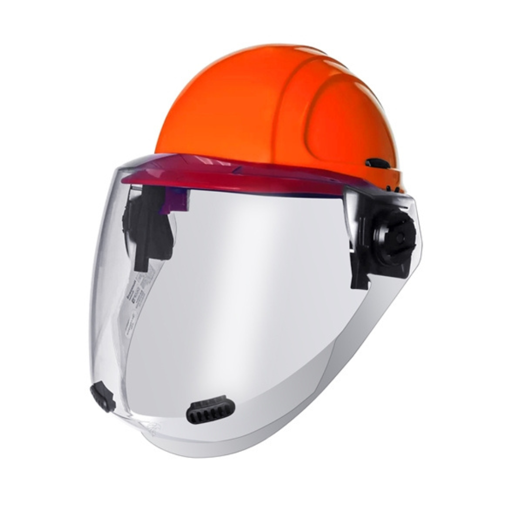 Salisbury by Honeywell PrismShield Arc Flash Front Brim Faceshield and Hard Hat from GME Supply